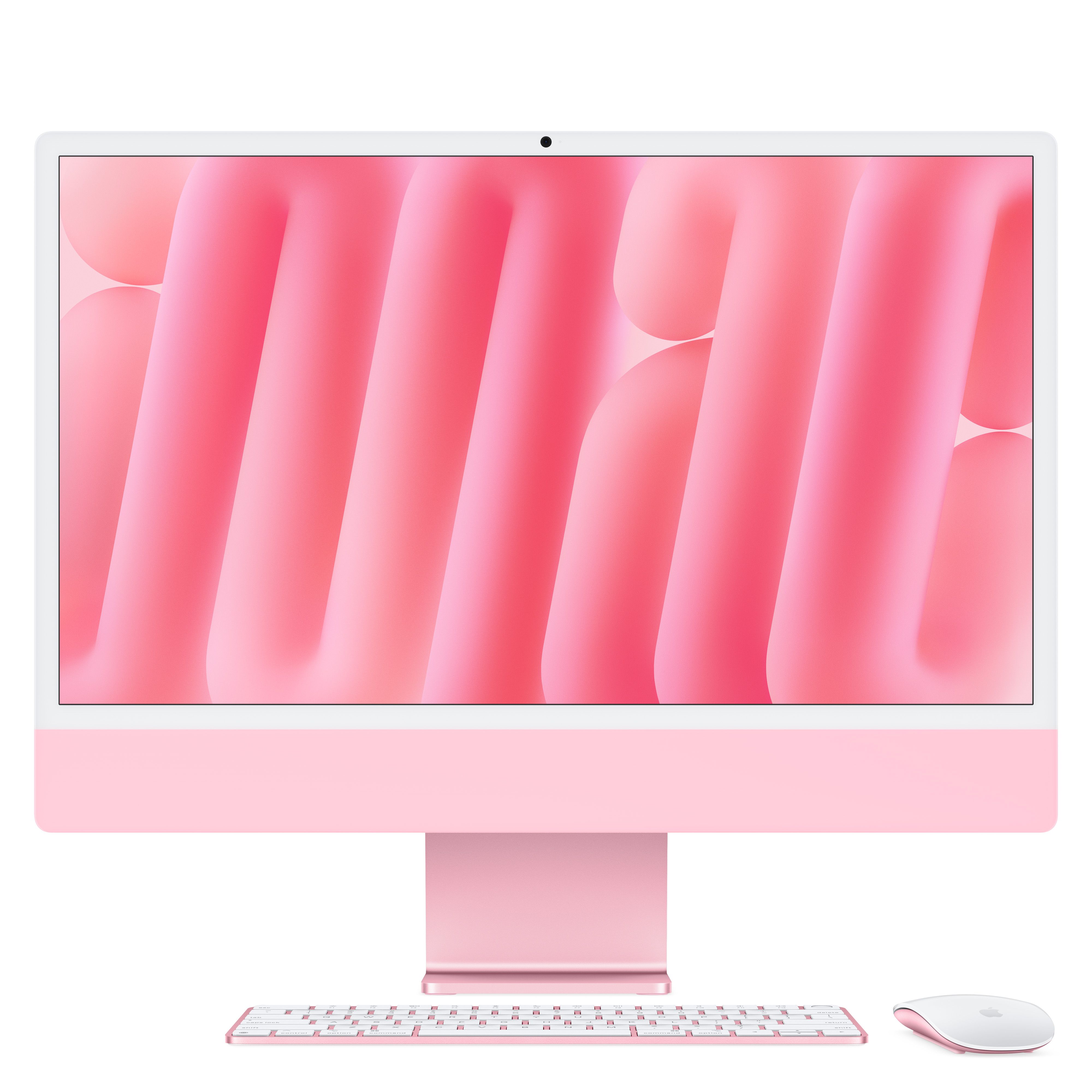 Apple iMac 2024 23.5" - M4 10-core CPU, 24GB RAM, 512GB SSD - Pink - Qwerty NL