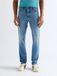 Wrangler Texas Slim Harbor Blue Jeans Denim Blau Größe: W31L32