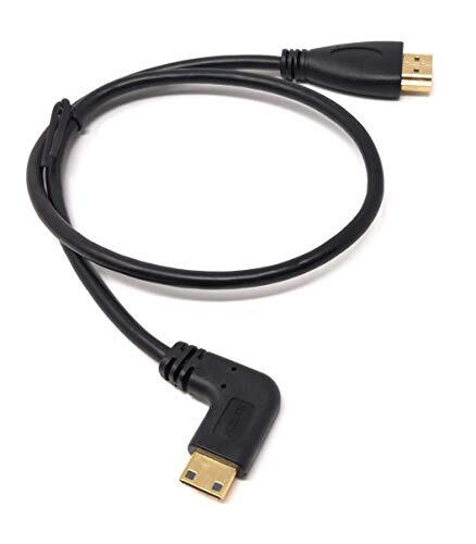 Systems HDMI naar Mini HDMI-kabel hoekstekker 90 graden hoek 90° hoek 45 cm, 45976048