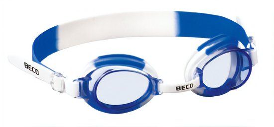 Beco Kinder Zwembril Halifax - Wit/Blauw - Voor Kinderen 8+