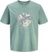 JACK&JONES JJHONOLULU SHAPE TEE SS CREW NECK LN Heren T-shirts S Mineral Blue