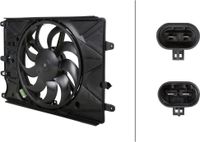 HELLA Ventilateur de refroidissement moteur 12 V 276 W 2 pôles adapté notamment pour FIAT TIPO