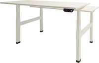 Schaffenburg Zit Sta Bureau - Duo Elek 160x80 krijtwit - wit frame