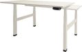 Schaffenburg Zit Sta Bureau - Duo Elek 160x80 krijtwit - wit frame