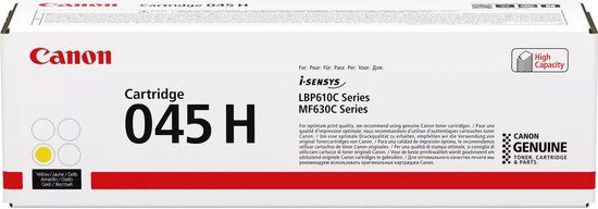 Canon 045 H Geel XL Toner Cartridge - Origineel