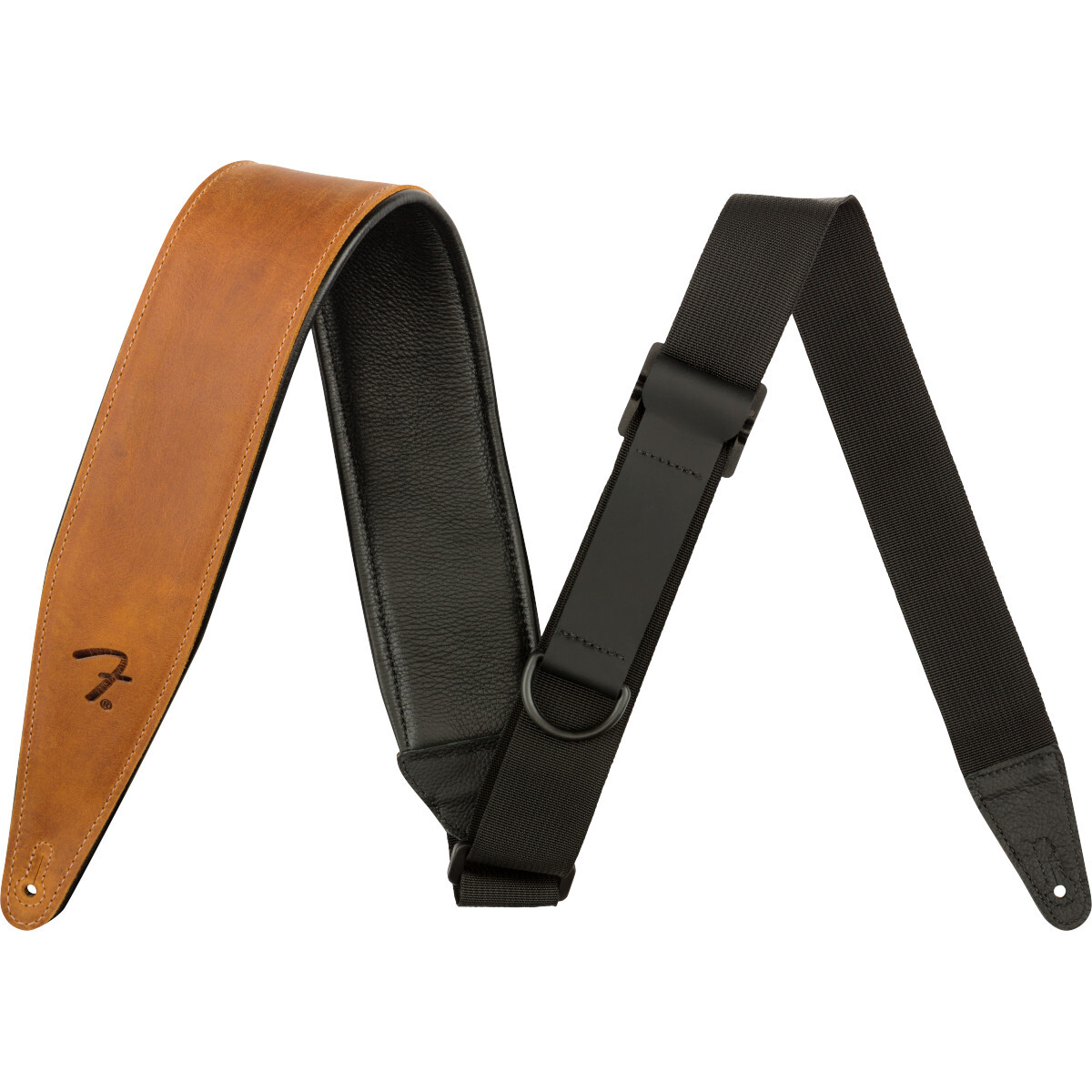 Fender Right Height Leather Strap Cognac