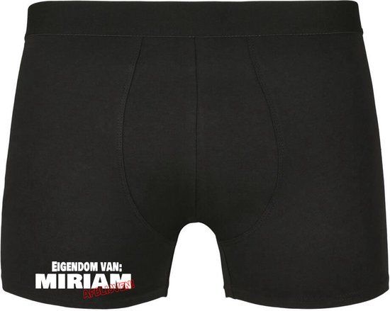 Sol's Eigendom van Miriam Heren Boxershort XXL - Zwart - Katoen
