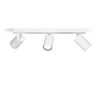 Philips Hue Philips Idris Spot - Plafondspot - Spatwaterdicht IP44 - 5W - Wit - Badkamerlamp - Drie lichtpunten