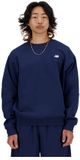 New Balance Sport Essentials Fleece Crew Heren Trui - NAVY