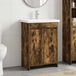 Maison Exclusive Ensemble de meubles de salle de bain "Maison Exclusive" en chêne fumé, dimensions : 81 x 40 x 84,5 cm