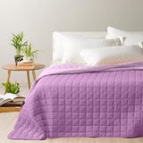 Caleffi 81566 microvezel moderne sprei voor eenpersoonsbed, orchidee