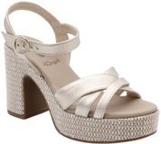 Nero Giardini E616071D Sandalen met hak Metallics Dames Maat 38