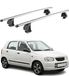 Suzuki Aluminium Dakkap voor Suzuki Alto HA24 (2002-2009) - T-gleufbevestiging, 75 kg, 2-delig, Argent