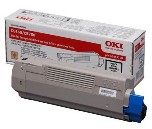 OKI 43865708 - Zwarte tonercartridge - C5650, C5750