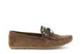 CAFèNOIR Suède mocassins met franjes, voor vrouwen, taupe, 38 EU