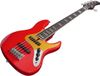 Sire Basses V5.24 A5/DRD Elzenhouten 24-frets 5-snarige passieve basgitaar Dakota rood