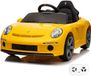 Vrooomy RUF GT Voiture électrique pour enfants 12V Jaune