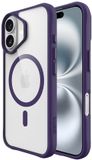 Buddi Hybrid - Hoesje Geschikt voor Apple iPhone 17 - Compatibel met MagSafe - Back Cover met Magneet - Magnetische Beschermhoes - Transparant Paars