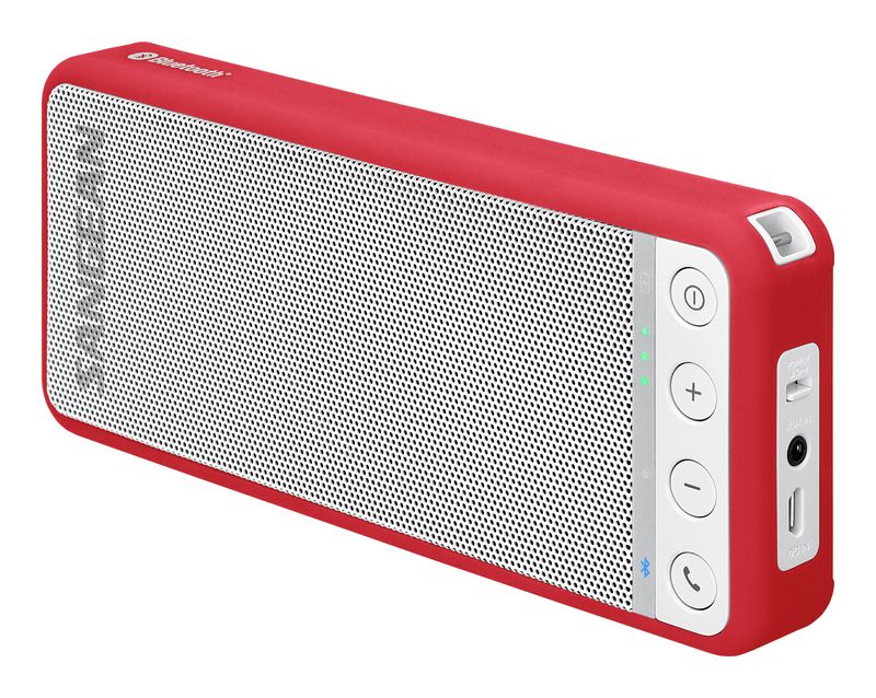 Sangean BluTab BTS-101 - Draadloze stereoluidspreker - Rood/Wit