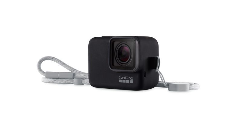 GoPro Sleeve + Lanyard Black