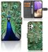 B2Ctelecom Samsung Galaxy A32 4G Telefoonhoesje met Pasjes Pauw