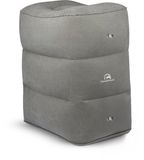 Travelhawk Opblaasbaar Vliegtuigbedje - Reiskussen - Voetkussen - Vliegtuig Bedje - Voetsteun - Voor Baby en Kinderen - 3 Standen - Auto/Trein/Bus - PVC - Grijs