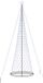 vidaXL Sapin de Noël LED Bleu 500 cm Métal