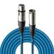 Stagg SMC6 CBL 6 m XLR naar XLR microfoonkabel - blauw