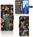 B2Ctelecom Xiaomi Mi 11 Telefoonhoesje met Pasjes Pauw met Bloemen