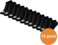 Vinnie-G Sneakersokken Zwart - 12 paar - Maat 35/38