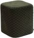 ATMOSPHERA CREATEUR D'INTERIEUR Pouf Selia carré 35x35cm vert