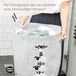 Lifeney Vuilnismand grijs vilt met patroon 4 schapen