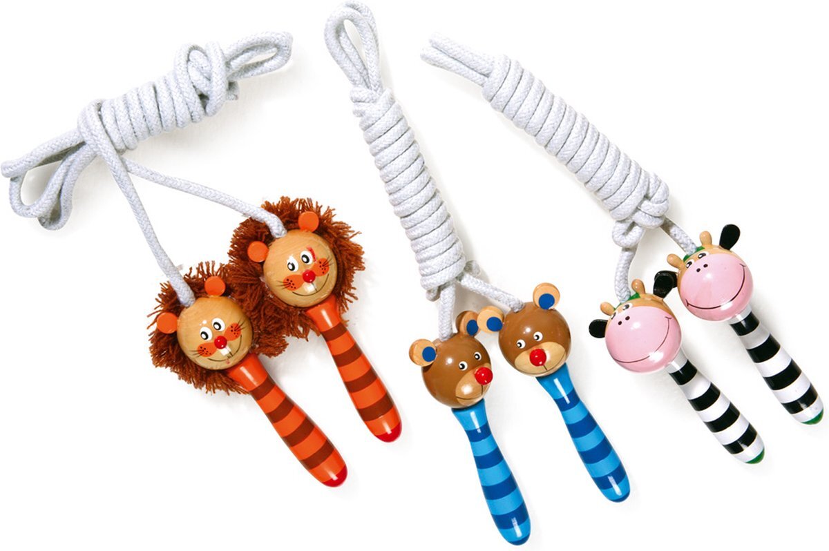 Small foot company springtouw - dieren - buitenspeelgoed - houten speelgoed - springtouw kind