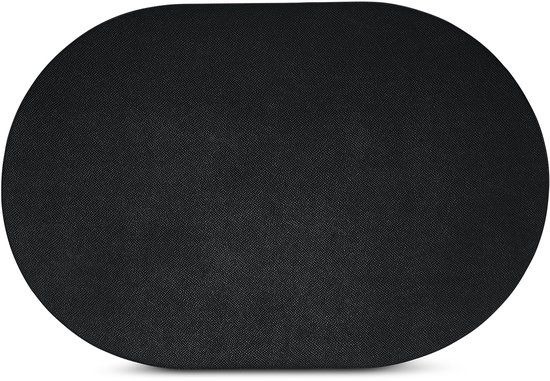 Salt & Pepper Placemat 45x30cm ovaal zwart Tabletop (Set van 4)