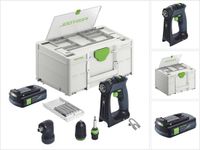 Festool CXS 18-Basic-Set perceuse-visseuse sans fil 18 V 40 Nm sans balai + 1x batterie 3,0 Ah + systainer - sans chargeur