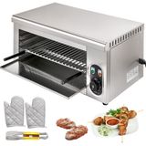 Bolt Edge Salamander-grill – Elektrische salamanderoven met verstelbaar rooster, smeltapparaat voor kaas