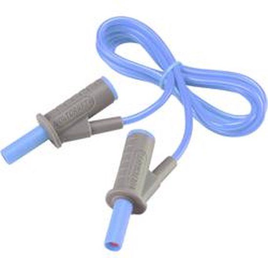Voltcraft MSB-501 Veiligheidsmeetsnoer 1 m Blauw