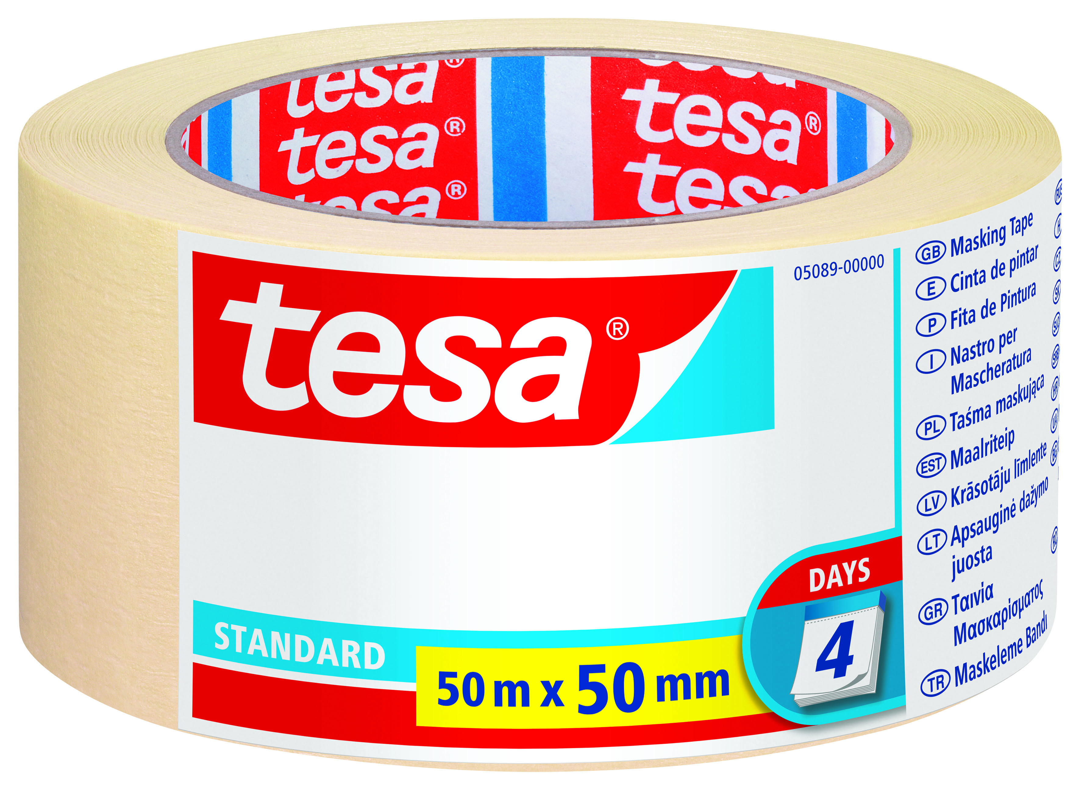 tesa UK Nastro in carta adesivo 50 mm x 50 m