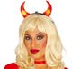 Fiestas Guirca Duivel hoorntjes - 2x - rood - kunststof - Halloween thema