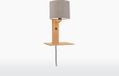 GOOD&MOJO Wandlamp Andes - Bamboe/Taupe - 19x24x36cm