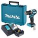 Makita Perceuse-visseuse sans fil DDF 487 RM1E 18 V 40 Nm sans balais + 1 batterie 4,0 Ah + chargeur + mallette