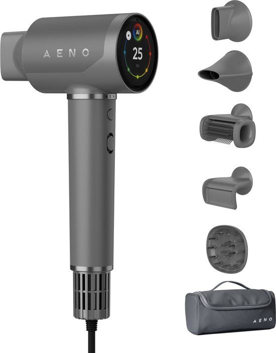 AENO HD5 Serie - Smart Föhn - AI Technologie - 1500W - Grijs