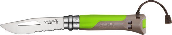 Opinel No. 08 Outdoor Zakmes - RVS - Donkergroen