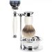 MÜHLE Sophist rasoir 4 pièces Silvertip Badger set de rasage rasoir 5 lames Porcelaine