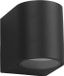 Eko-Light Ovalis Lampe murale de jardin 1xGU10 IP44 Noir