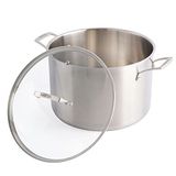 Babish Tri-Ply RVS voorraadpot w/deksel, 12-Quart