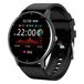 North Edge, smartwatch met activiteitstracker en siliconen band, zwart