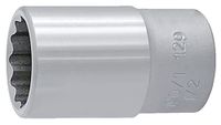 Unior 190/1 12p twaalfkantsleutel met binnenvierkantaandrijving 1/2, 1 3/16 inch