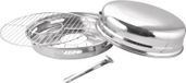 MagicHome Grillset, pour cuisinière à gaz, acier inoxydable, 33x13,5 cm