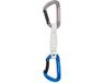 Mammut Workhorse Keylock 12 cm Quickdraw Straight Gate/Bent Gate sleutelslot, grijsblauw